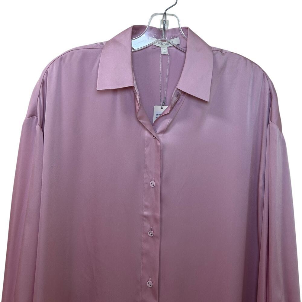 Favorite Daughter, NWT Women's The Smooth Ex-Boyfriend Shirt, Pastel Lavender XS - Picture 8 of 15